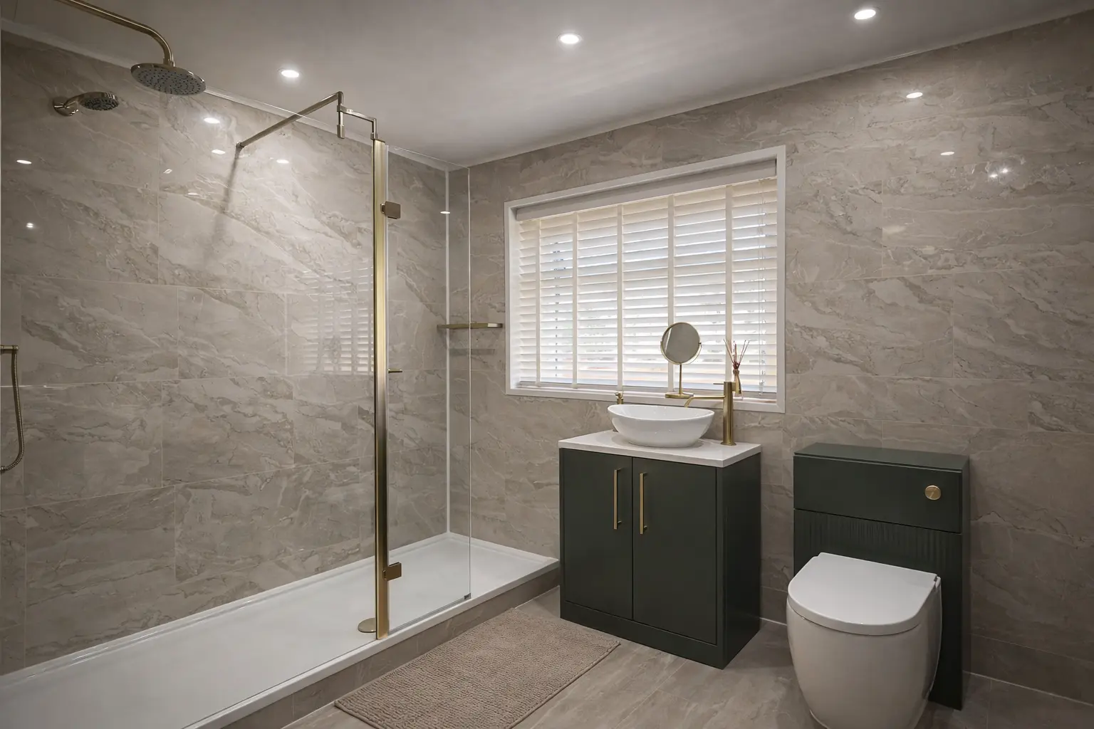 Complete bathroom package example photograph