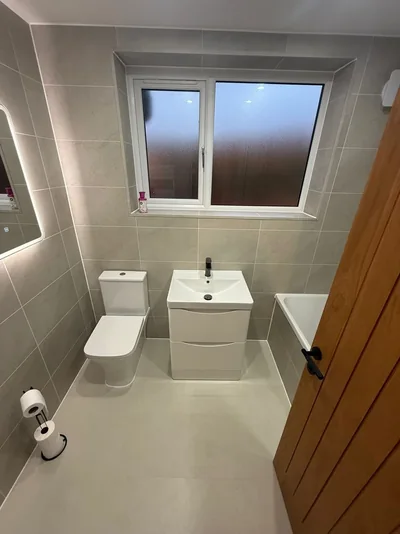 Completed PrimeBath bathroom renovation, project photograph 20