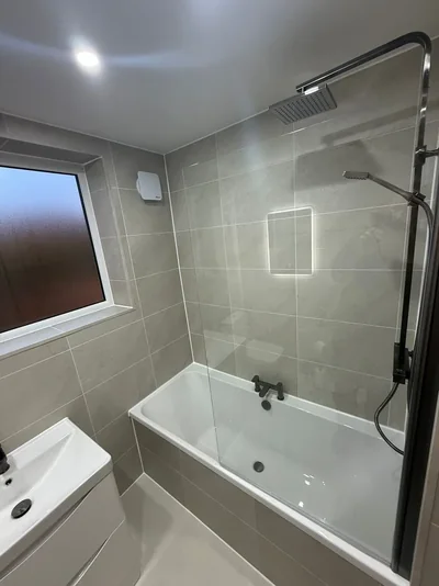 Completed PrimeBath bathroom renovation, project photograph 23
