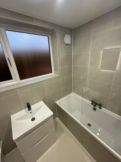 Completed PrimeBath bathroom renovation, project photograph 18