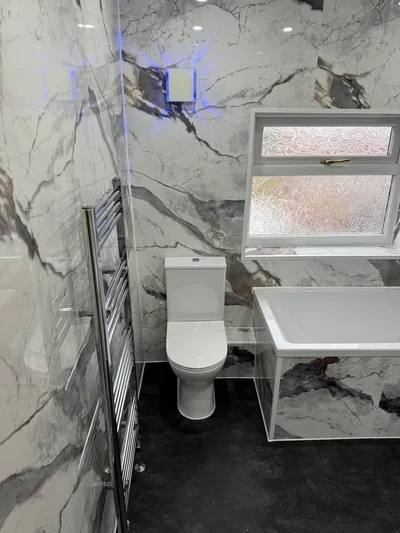 Completed PrimeBath bathroom renovation, project photograph 68