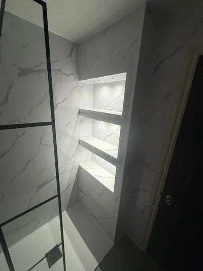 Completed PrimeBath bathroom renovation, project photograph 4
