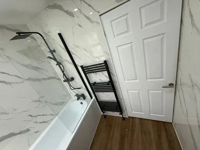 Completed PrimeBath bathroom renovation, project photograph 53