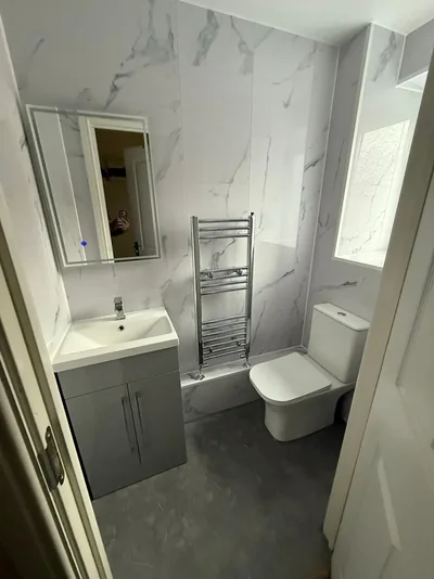Completed PrimeBath bathroom renovation, project photograph 59