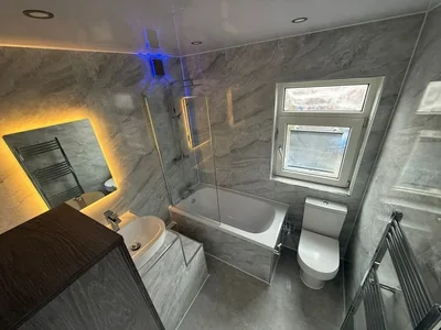 Completed PrimeBath bathroom renovation, project photograph 13