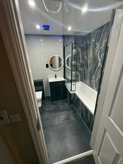 Completed PrimeBath bathroom renovation, project photograph 49