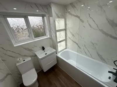 Completed PrimeBath bathroom renovation, project photograph 54