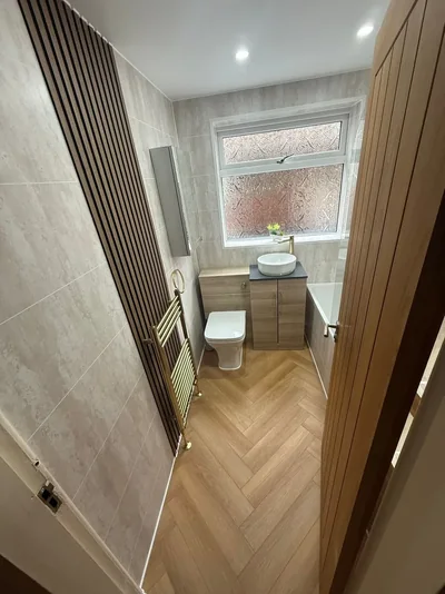 Completed PrimeBath bathroom renovation, project photograph 9